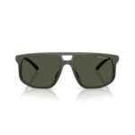 ARMANI EXCHANGE 4161SU 83899A FRENTE. MODELO DE NYLON COLOR VERDE MATE DEGRADE CON LENTES COLOR VERDE OSCURO POLARIZADO