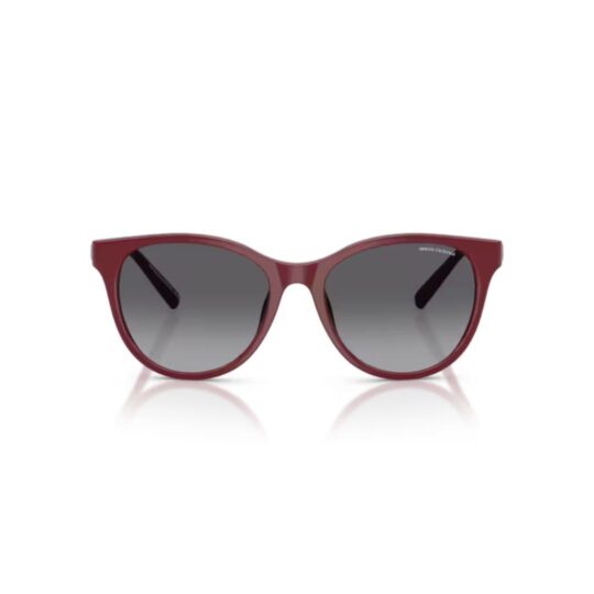 ARMANI EXCHANGE AX4144SU 8387T3 FRENTE. MODELO DE NYLON COLOR ROJO CON LENTES COLOR GRIS DEGRADÉ