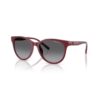 ARMANI EXCHANGE AX4144SU 8387T3 FRENTE. MODELO DE NYLON COLOR ROJO CON LENTES COLOR GRIS DEGRADÉ