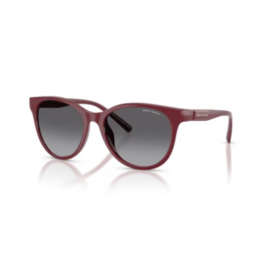 ARMANI EXCHANGE AX4144SU 8387T3 FRENTE. MODELO DE NYLON COLOR ROJO CON LENTES COLOR GRIS DEGRADÉ