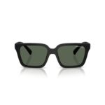 ARMANI EXCHANGE AX4147S 807871 FRENTE. MODELO DE NYLON COLOR NEGRO MATE CON LENTES G 15 VERDE COMPACTO