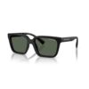 ARMANI EXCHANGE AX4147S 807871 FRENTE. MODELO DE NYLON COLOR NEGRO MATE CON LENTES G 15 VERDE COMPACTO