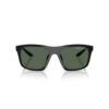 ARMANI EXCHANGE AX4149SU 807871 FRENTE. MODELO DE NYLON COLOR NEGRO BRILLO CON LENTES G 15 VERDE COMPACTO