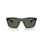 ARMANI EXCHANGE AX4149SU 807871 FRENTE. MODELO DE NYLON COLOR NEGRO BRILLO CON LENTES G 15 VERDE COMPACTO