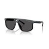 ARMANI EXCHANGE AX4161SU 838887 FRENTE. MODELO DE NYLON COLOR GRIS MATE DEGRADE A NEGRO CON LENTES COLOR GRIS COMPACTO