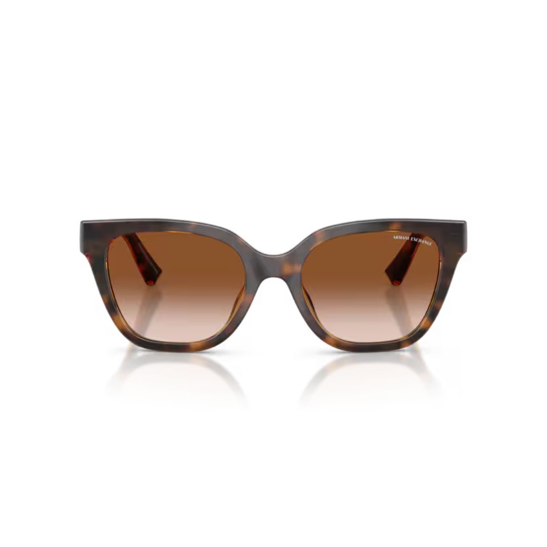 ARMANI EXCHANGE AX4164SU 821313 FRENTE. MODELO DE NYLON COLOR CAREY TERMINACION BRILLO CON LENTES SEPIA DEGRADÉ