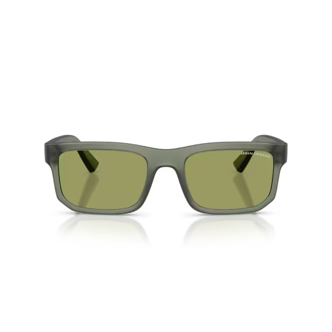 ARMANI EXCHANGE AX4165S 83622A FRENTE ARMANI EXCHANGE AX4165S 83622A FRENTE. MODELO DE NYLON COLOR VERDE CLARO MATE CON LENTES COLOR VERDE CLARO COMPACTO
